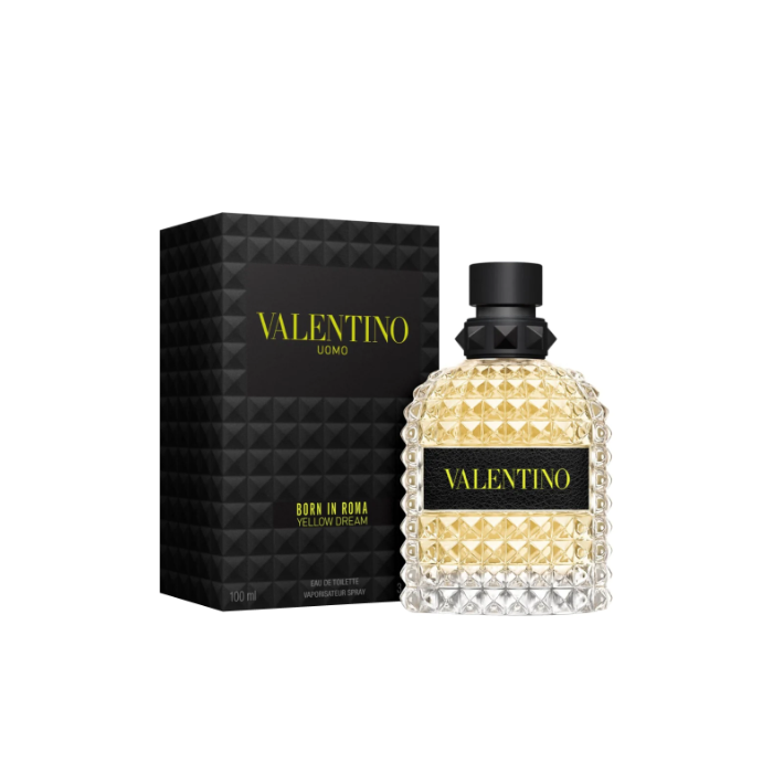Valentino Uomo Born in Roma Yellow Dream Eau de Toilette para Hombre Vaporizador 100 ml, Fragancia Oriental Especiada Lanzamiento 2021