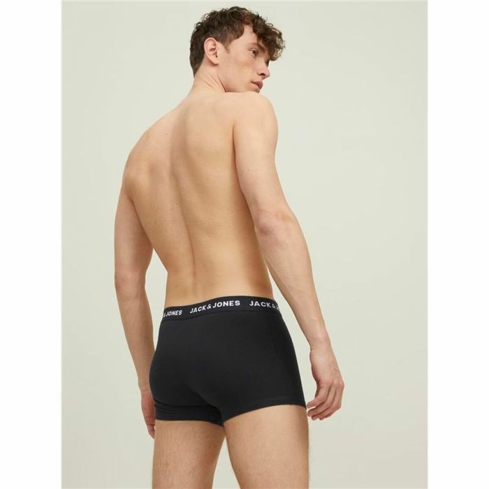 Bóxer de Hombre Jack & Jones Jacsolid Negro 10 Unidades 1 Bóxer de Hombre Jack & Jones Jacsolid Negro 10 Unidades 1