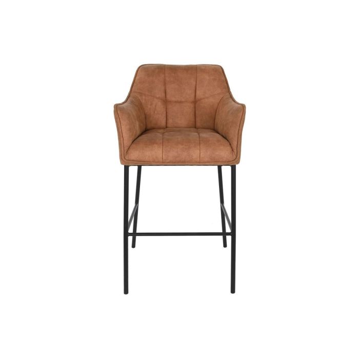 Taburete Loft DKD Home Decor Camel Negro 60 x 107 x 59 cm 3 Taburete Loft DKD Home Decor Camel Negro 60 x 107 x 59 cm 3