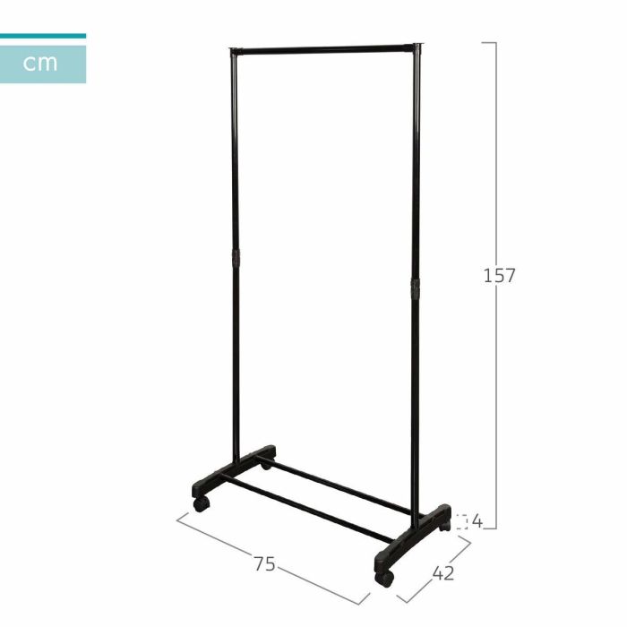 Perchero Max Home Acero Plástico 75 x 157 x 42 cm (4 Unidades) 3 Perchero Max Home Acero Plástico 75 x 157 x 42 cm (4 Unidades) 3
