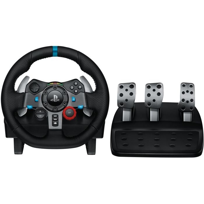 Logitech Volante G29 Driving Force - Force Feedback, Compatible con PS3/PS4/PC, Construcción Duradera
