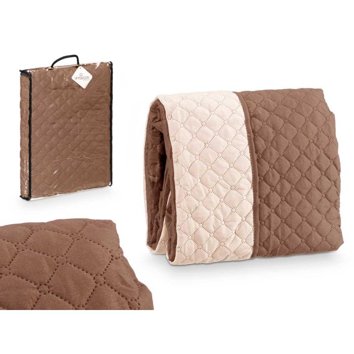 Cubre Sofá Acolchado 2 Plazas Marrón Giftdecor 35x44 cm Microfibra (6 Unidades) Cubre Sofá Acolchado 2 Plazas Marrón Giftdecor 35x44 cm Microfibra (6 Unidades)