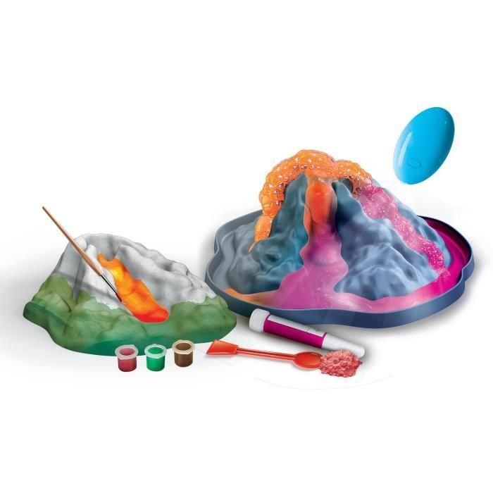 Clementoni 52629 Experiencias Volcánicas: Kit de Ciencia para Modelar Volcán con Yeso y Molde 3D, Erupciones Fosforescentes 1 Clementoni 52629 Experiencias Volcánicas: Kit de Ciencia para Modelar Volcán con Yeso y Molde 3D, Erupciones Fosforescentes 1