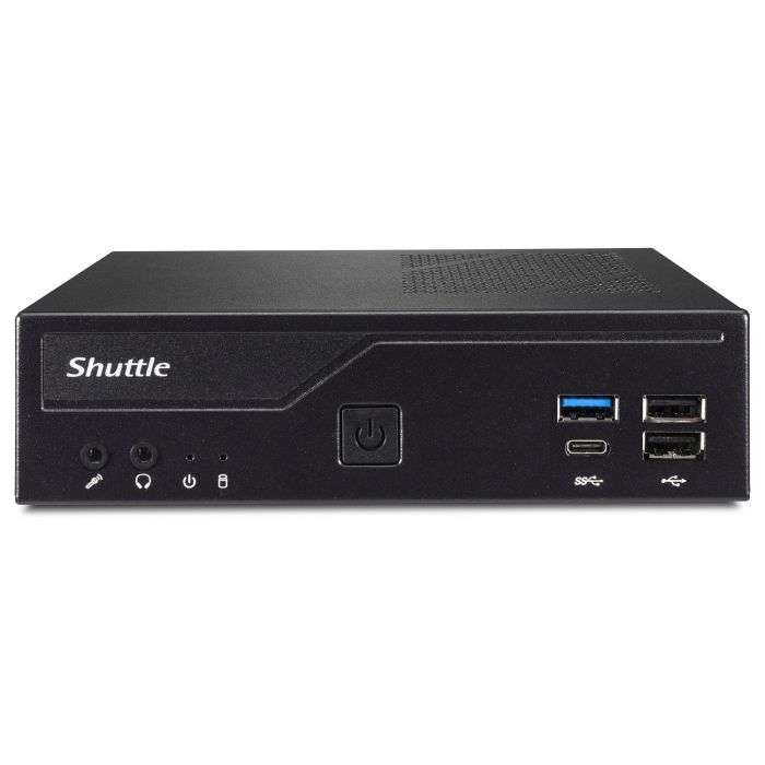 Shuttle DH610 Mini PC Barebone XPC slim Negro 4