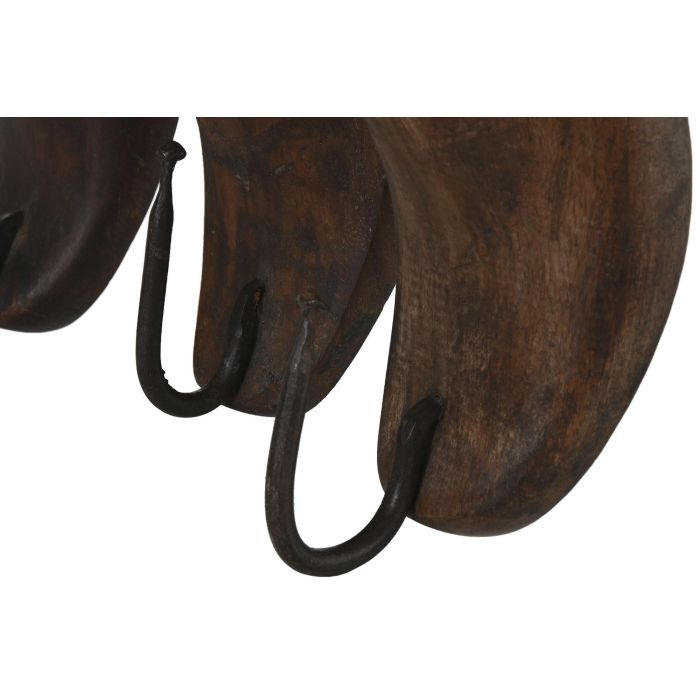 Perchero Pared Item Home DKD Home Decor 10 x 30 x 41 cm (2 Unidades) 2