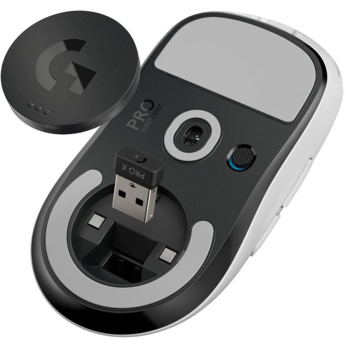 Logitech 910-005943 PRO X SUPERLIGHT Ratón inalámbrico Gaming LIGHTSPEED, 25600 DPI, 5 botones, blanco 6 Logitech 910-005943 PRO X SUPERLIGHT Ratón inalámbrico Gaming LIGHTSPEED, 25600 DPI, 5 botones, blanco 6