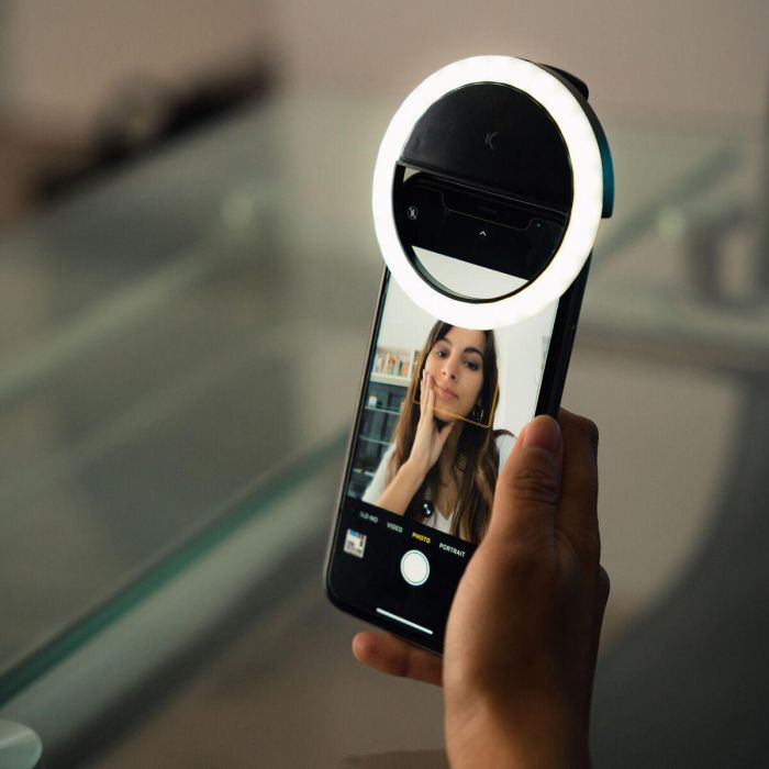 Aro de Luz para Selfie Recargable KSIX TP-8427542116006_BXYOUTBMINI_Vendor 3W 12 Aro de Luz para Selfie Recargable KSIX TP-8427542116006_BXYOUTBMINI_Vendor 3W 12