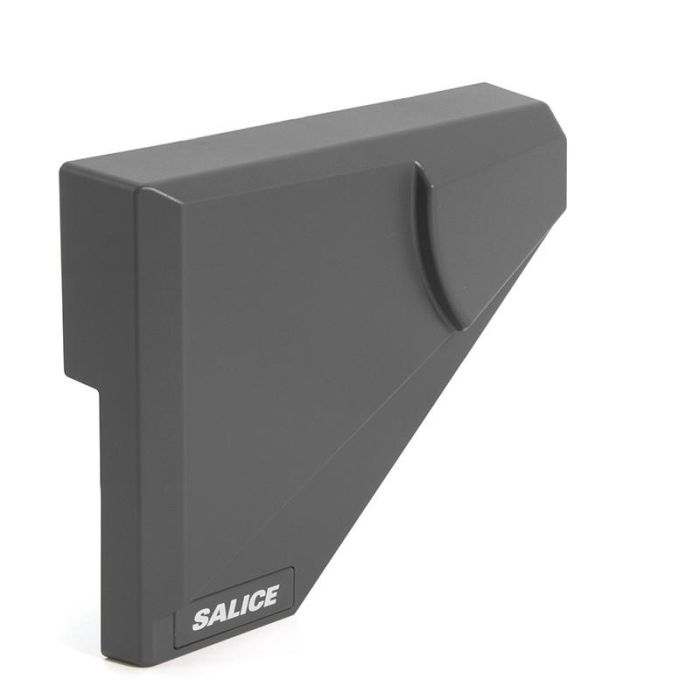 Salice Tapa Embellecedora Evolift Doble para Muebles, Mano Izquierda, Acabado Titanio