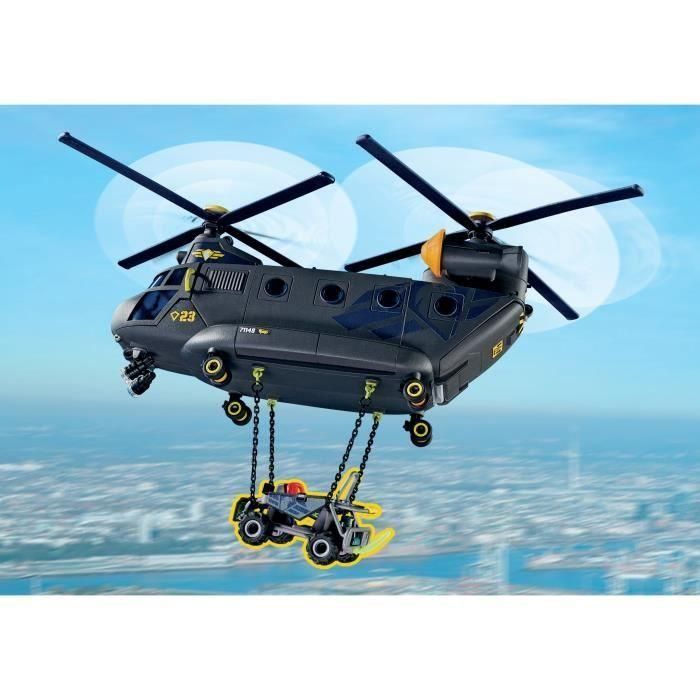 Playmobil Fuerzas Especiales Helicóptero Banana 3 Playmobil Fuerzas Especiales Helicóptero Banana 3