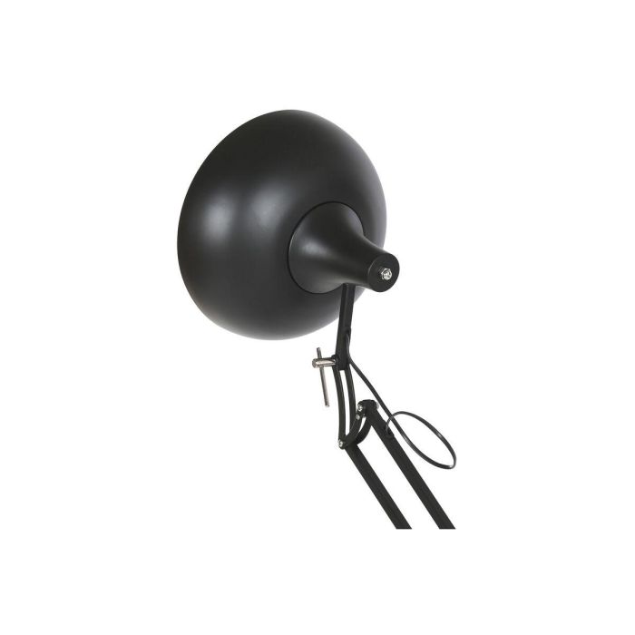 DKD Home Decor Lámpara de Pie Moderna Flexo Negro Metal E27 50W 170 cm Alto Desmontable 5