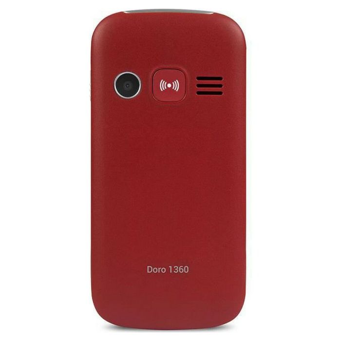 Teléfono Móvil para Mayores Doro 1360 Rojo 2G 1