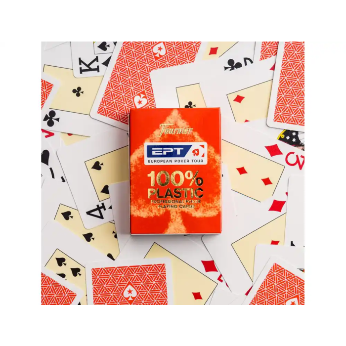 Fournier Baraja Póker Inglés Plástico European Poker Tour Índice Gigante 55 Cartas 3