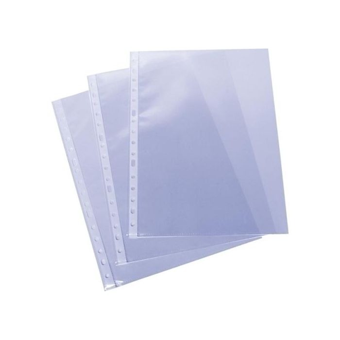 Funda Multitaladro Grafoplas Pp 80Μ Liso A4 16 Tal.Rfzo. Paquete De 100 (Set de 10)