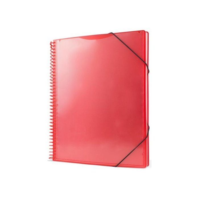 Carpeta Fundas (Tarifario) Pryse Pp Personalizable A4 50 F. Rojo (Set de 6)
