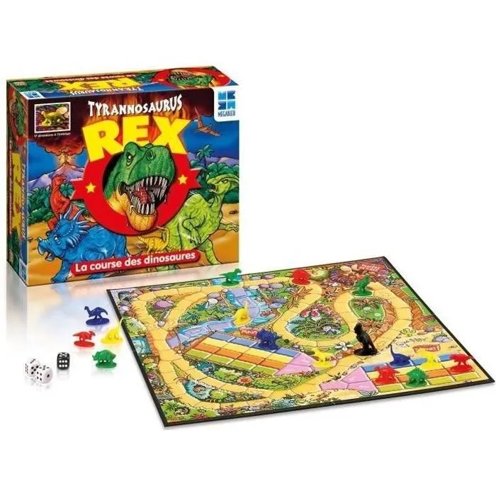 Megableu Tyrannosaurus Rex - Juego de mesa en francés para niños a partir de 6 años Megableu Tyrannosaurus Rex - Juego de mesa en francés para niños a partir de 6 años