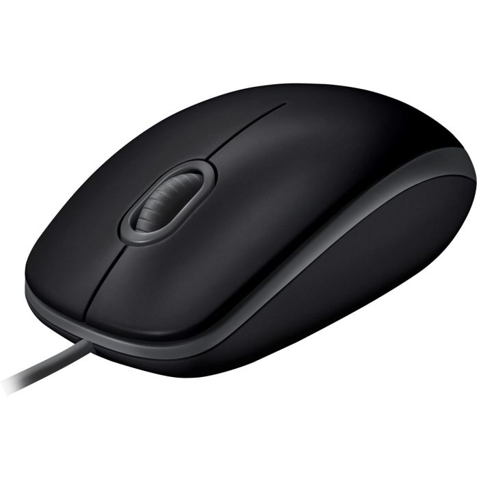 Logitech B110 Silent Ratón USB Óptico Silencioso Plug & Play Ambidextro Negro