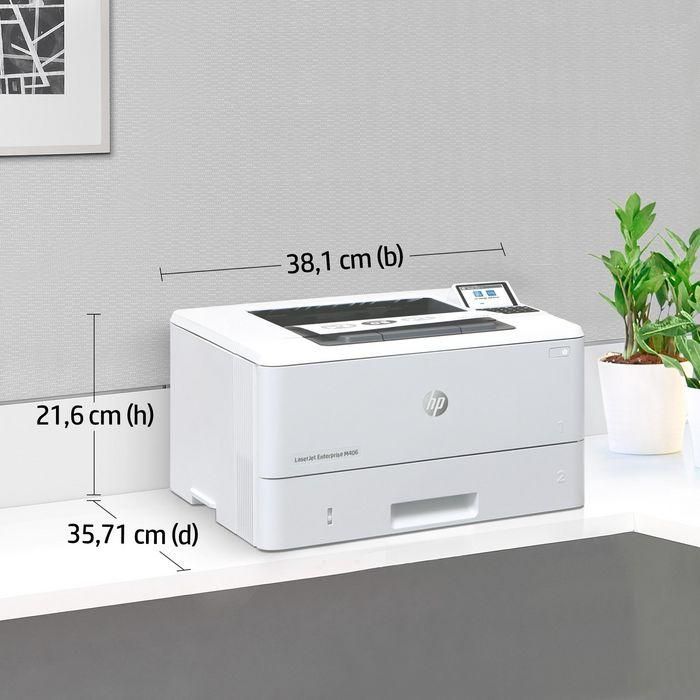 HP 3PZ15A Impresora Láser Monocromo LaserJet Enterprise M406DN | Dúplex Automático, Ethernet, 40 ppm, Seguridad Avanzada 59 HP 3PZ15A Impresora Láser Monocromo LaserJet Enterprise M406DN | Dúplex Automático, Ethernet, 40 ppm, Seguridad Avanzada 59
