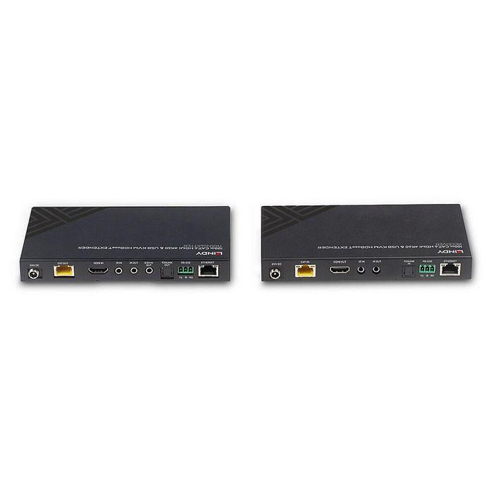 Lindy 100m Cat.6 HDMI 4K60, Audio, IR and RS-232 HDBaseT KVM Extender 2 Lindy 100m Cat.6 HDMI 4K60, Audio, IR and RS-232 HDBaseT KVM Extender 2