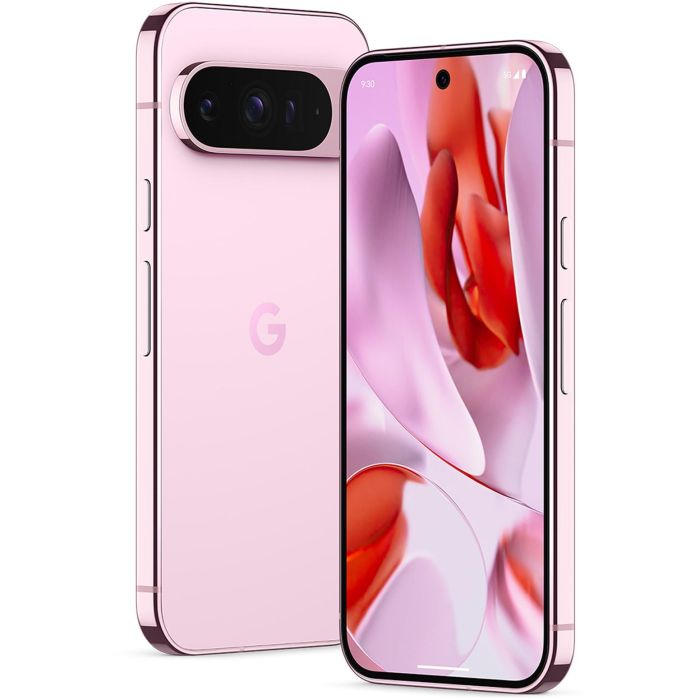 Google Pixel 9 Pro 128GB 16RAM 5G Rose Quartz - Smartphone con Pantalla OLED 16 cm (6.3"), Cámara 50MP, Android 14