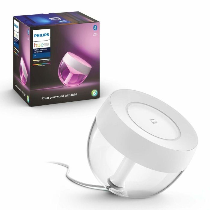 Philips Hue White & Color Ambiance, Bluetooth, White Compatible Iris funciona con Alexa, Google Assistant y Apple HomeKit