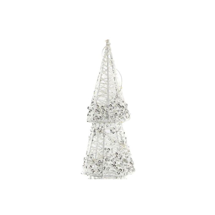 Decoracion Luminosa Navidad Moderna DKD Home Decor Blanco Champan 14 x 50 x 14 cm (2 Unidades) 2