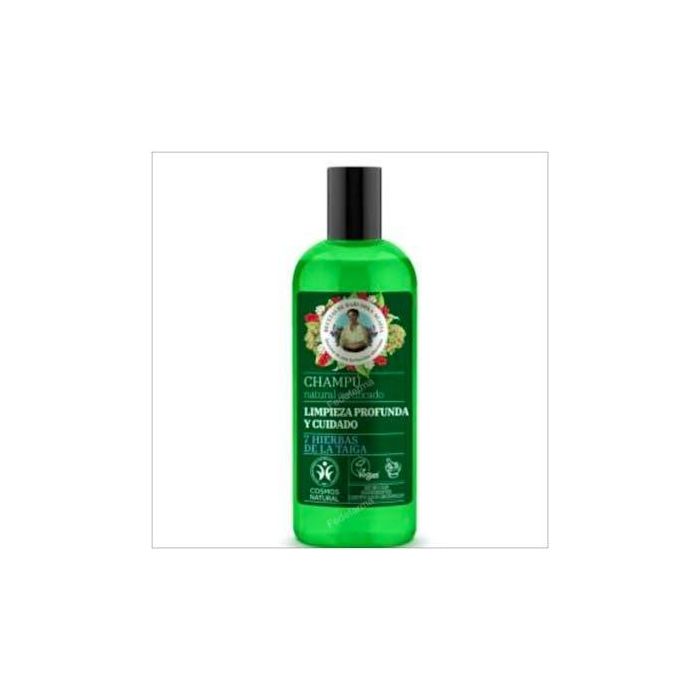 AGAFIA Champú Limpieza Profunda con 7 Hierbas Orgánicas Taiga, Vegano, COSMOS NATURAL 260ml
