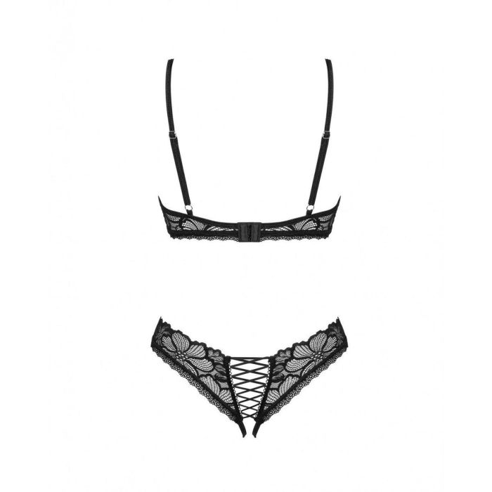 Conjunto de Lencería Obsessive Negro XS/S 1 Conjunto de Lencería Obsessive Negro XS/S 1