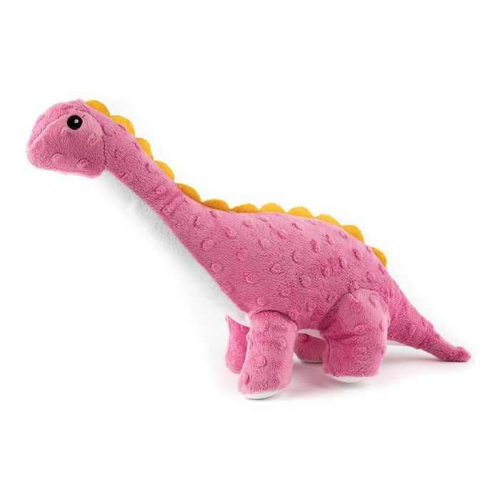 Gloria Peluche Orhy Dino para Perro, Juguete Textura Blanda con Squeacker, Color Pink