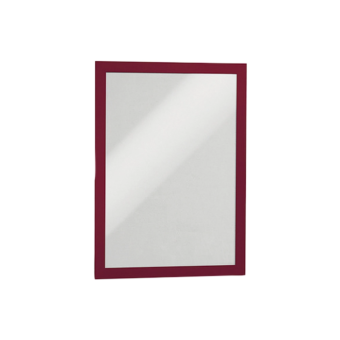 Durable Marco porta anuncios magnético autoadhesivo DIN A4, legible por ambas caras, rojo, pack 2 unidades 1 Durable Marco porta anuncios magnético autoadhesivo DIN A4, legible por ambas caras, rojo, pack 2 unidades 1