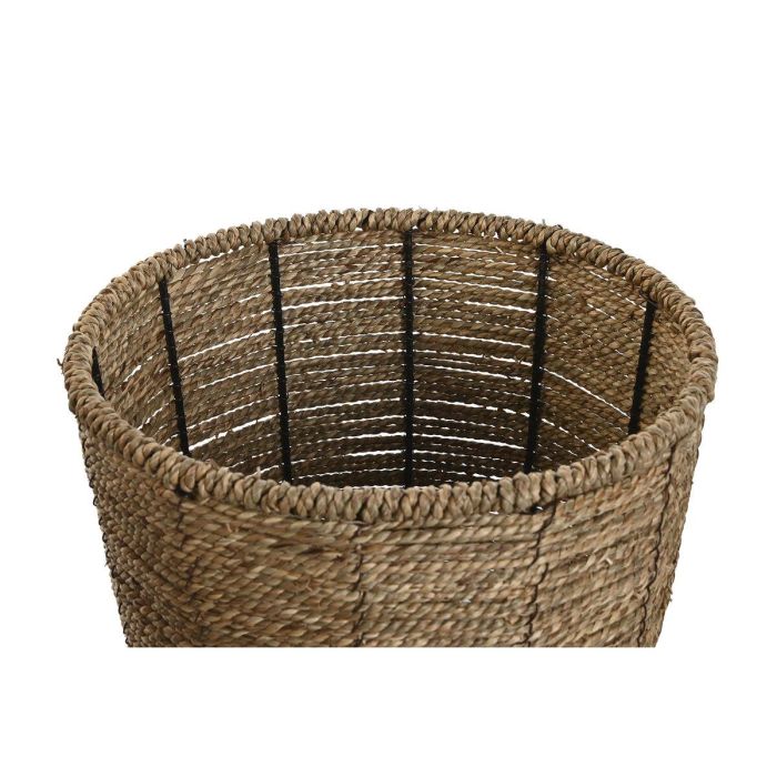 Macetero Tropical DKD Home Decor Marron 31 x 24 x 31 cm Set de 3 3 Macetero Tropical DKD Home Decor Marron 31 x 24 x 31 cm Set de 3 3