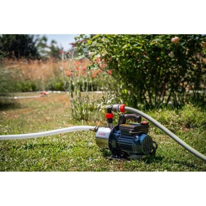Bomba de riego manual - SPIDO - Classic Jetinox 800 - Caudal de 3,3 m³/h - 4,6 bares 1 Bomba de riego manual - SPIDO - Classic Jetinox 800 - Caudal de 3,3 m³/h - 4,6 bares 1