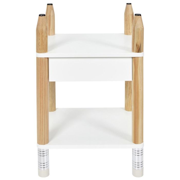 Home Deco Kids Mesita De Noche Lápiz Original para Habitación Infantil con Cajón 34x30x51 cm 2