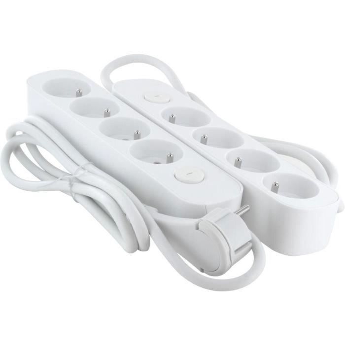 Chacon CHA5411478440840 Juego de 2 regletas 4 x 16 A con cable de 1,5 m