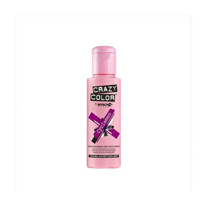 Crazy Color 41 Cyclamen 100ml - Tinte de color intenso de fantasía