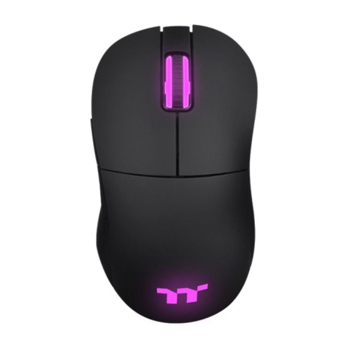 Thermaltake GMO-DMS-HYOOBK-01 Ratón Gaming Óptico Inalámbrico Bluetooth 19000 DPI Mano Derecha Negro