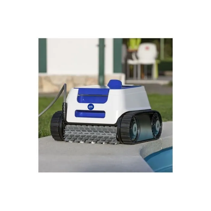 Gre Er 230 Robot Limpiador de Piscina, Automático 2H, para Fondo, Paredes y Línea de Agua, Piscinas Enterradas o de Sobresuelo hasta 9x4m - WR000501