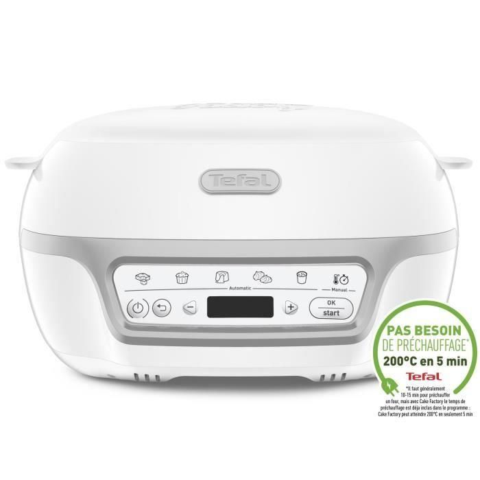 TEFAL KD812110 Cake Factory Délices Dispositivo Silver Cake, 5 programas automáticos + modo manual, Accesorios, Aplicación dedicada 1 TEFAL KD812110 Cake Factory Délices Dispositivo Silver Cake, 5 programas automáticos + modo manual, Accesorios, Aplicación dedicada 1