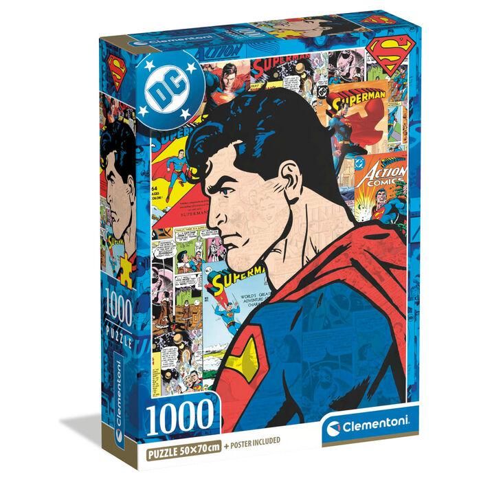 Clementoni Puzzle Superman DC Comics 1000 Piezas 70x50cm