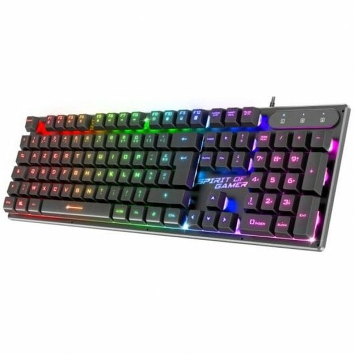 Teclado Spirit of Gamer PRO-K1 Qwerty Español Negro