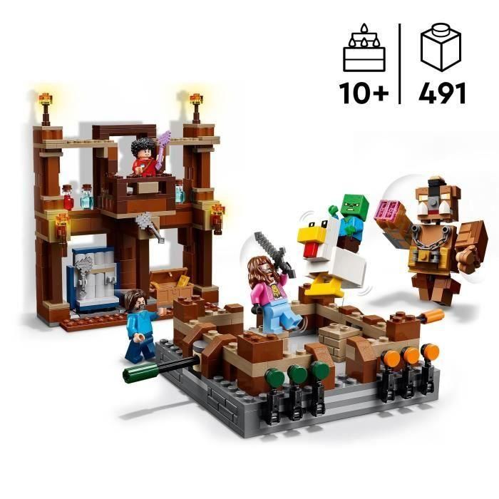 LEGO Minecraft 21272 The Woodland Manor Ring - Juego de construcción para niños a partir de 10 años 1