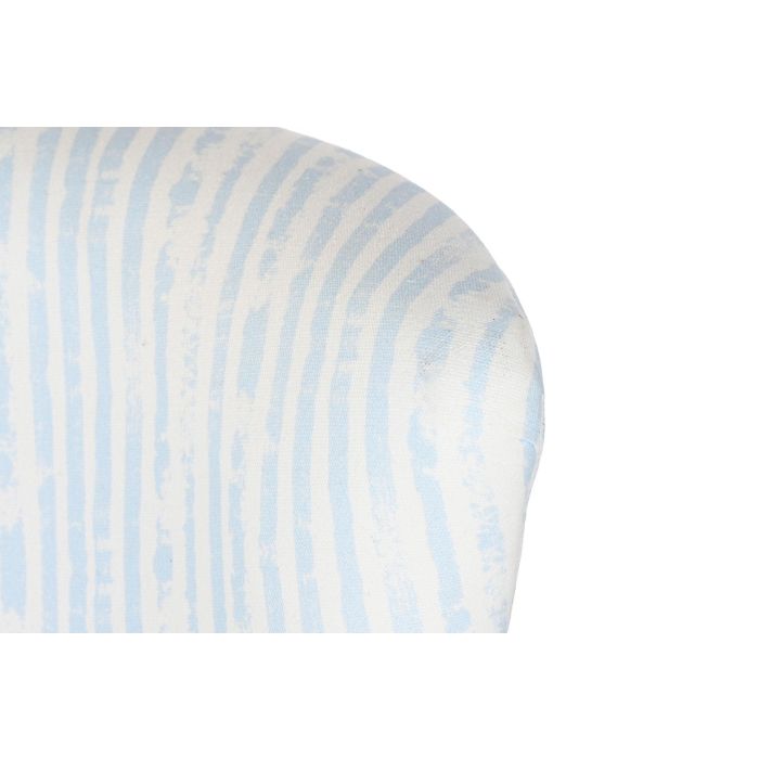 DKD Home Decor Sillón Mediterráneo Sea Breeze Azul Blanco Rayas Poliéster Madera Desmontable Altura Asiento 47cm 73x67x85 cm 4 DKD Home Decor Sillón Mediterráneo Sea Breeze Azul Blanco Rayas Poliéster Madera Desmontable Altura Asiento 47cm 73x67x85 cm 4