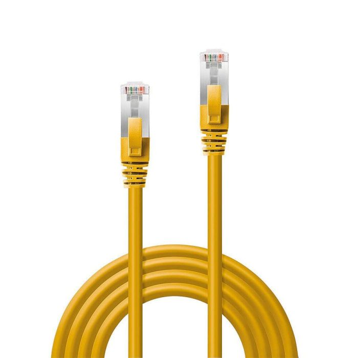 Cable RJ45 Categoría 6 FTP Rígido LINDY 45986 Amarillo 10 m 1 unidad 1