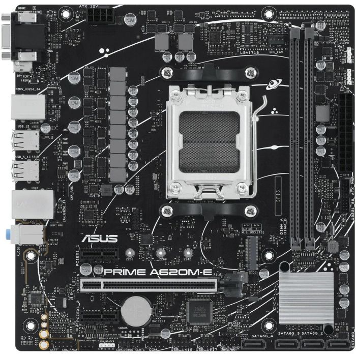 ASUS PRIME A620M-E-CSM AMD A620 Zócalo AM5 micro ATX ASUS PRIME A620M-E-CSM AMD A620 Zócalo AM5 micro ATX