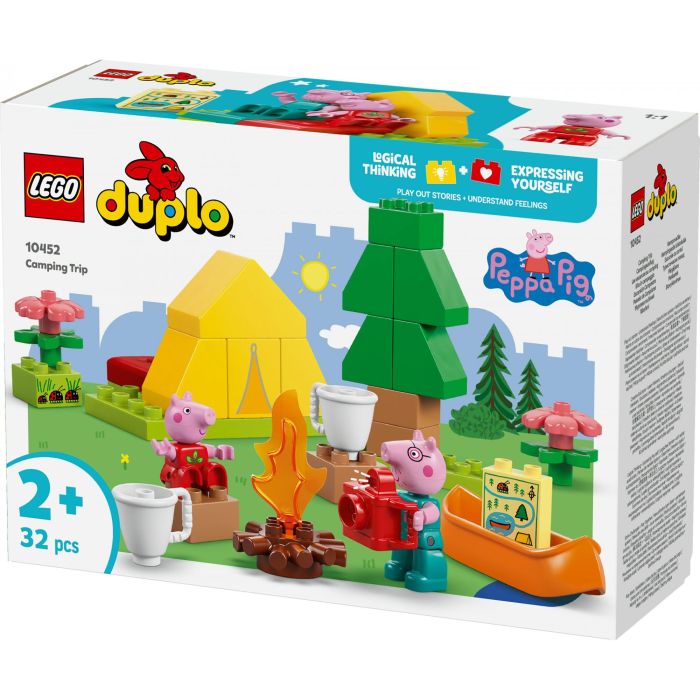 LEGO DUPLO 10452 Excursión Campestre de Peppa Pig y Papá Pig Set de Construcción para Preescolares con Tienda y Canoa 9 LEGO DUPLO 10452 Excursión Campestre de Peppa Pig y Papá Pig Set de Construcción para Preescolares con Tienda y Canoa 9