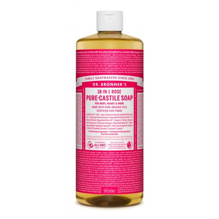 Dr Bronners Jabón Líquido Rosas 945 mL