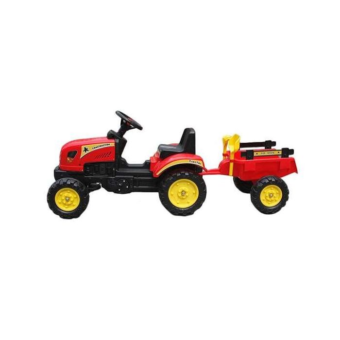 Tractor a pedales rojo. 1 Tractor a pedales rojo. 1