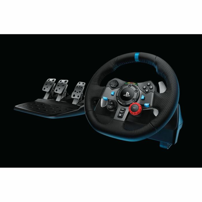 Logitech G29 Driving Force Volante y Pedales, Retroalimentación de Fuerza para PC, PlayStation 5, PS4 y PS3, USB Alámbrico 78 Logitech G29 Driving Force Volante y Pedales, Retroalimentación de Fuerza para PC, PlayStation 5, PS4 y PS3, USB Alámbrico 78