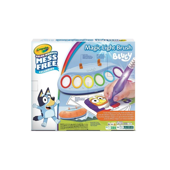 Color Wonder Pincel Mágico Luminoso Bluey 75-7195 Crayola 2 Color Wonder Pincel Mágico Luminoso Bluey 75-7195 Crayola 2