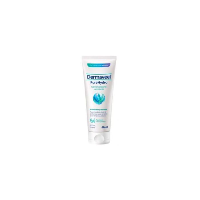 Dermaveel Purehydro Crema 200ml para pieles muy secas, sensibles y atópicas. Humectante y calmante para bebé, niño y adulto.