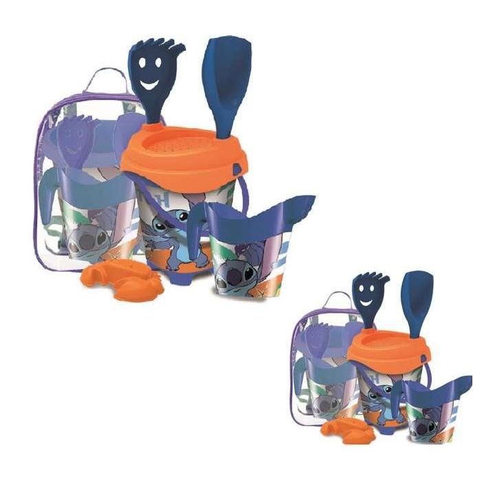 Unice Mochila con Cubo Castillo Stitch 32x25x18 cm 2